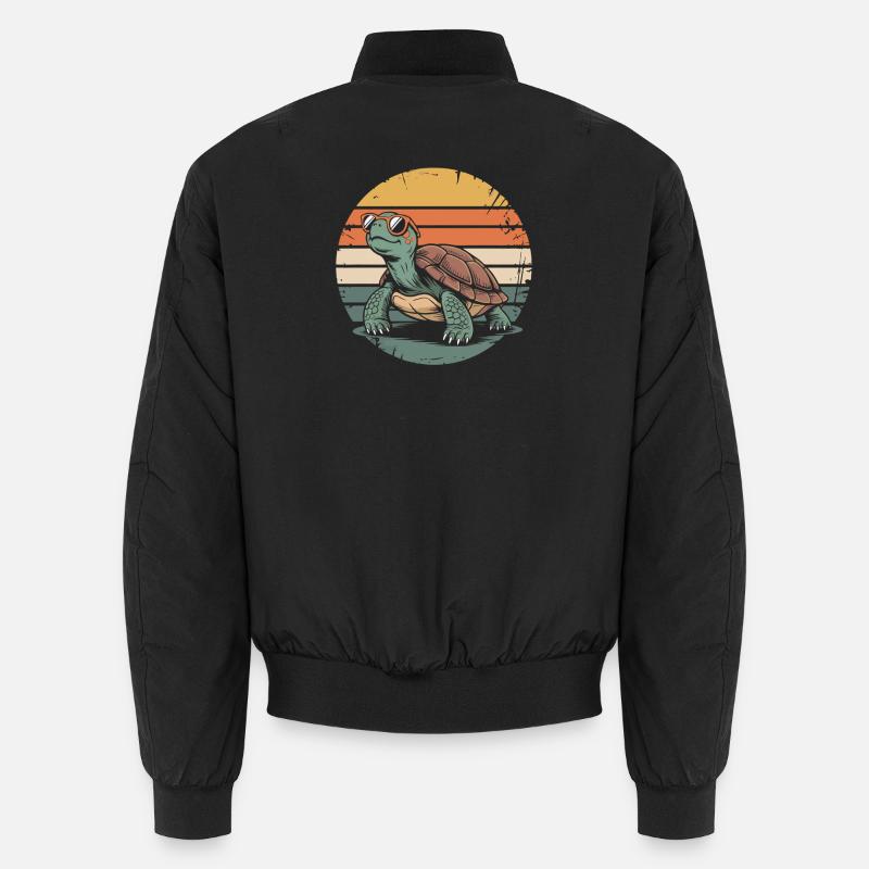 Schildkröte Unisex Bomberjacke