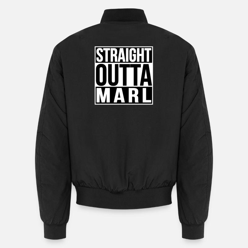 Straight Outta Marl Unisex Bomberjacke