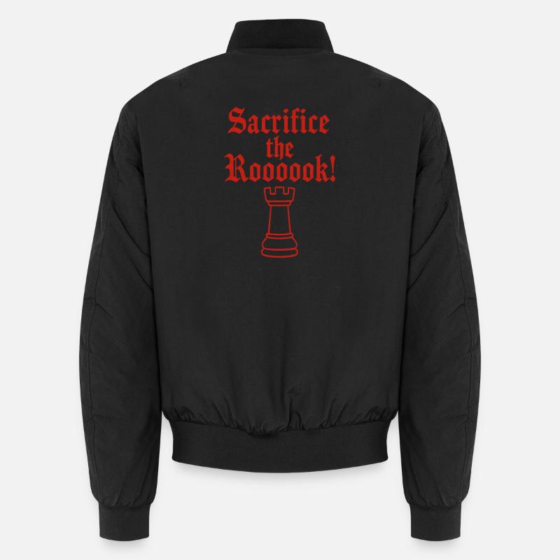 Sacrifier la tour Gothic Print - Bomber unisexe - noir