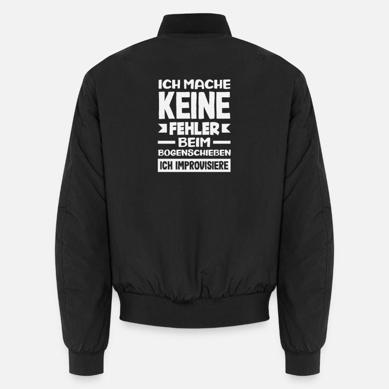 Bogenschießen Bogenschütze Geschenk Unisex Bomberjacke