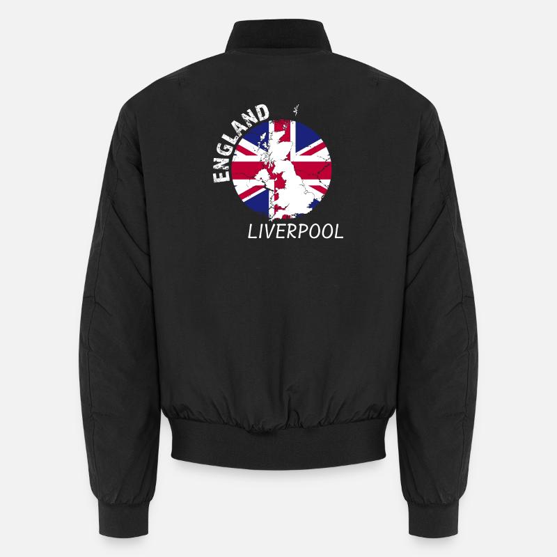 Liverpool - Unisex Bomberjacke - Schwarz