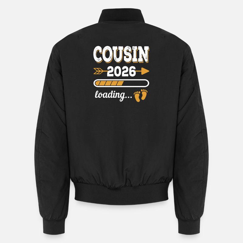 Cousin 2026 Loading Big Cousin Gift Unisex Bomber Jacket