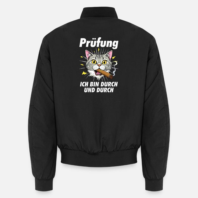 KATZE Zigarre Prüfung Unisex Bomberjacke