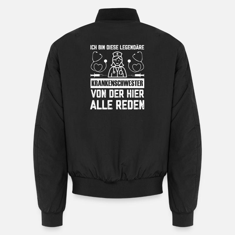 I'm this Legendary Nurse Saying Unisex Bomber Jacket