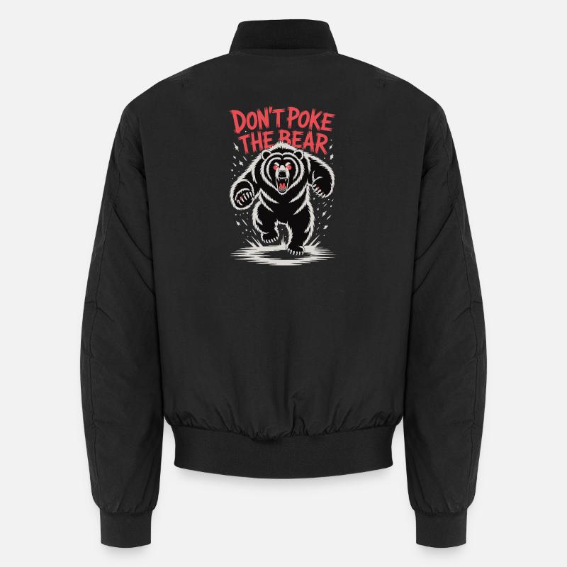 Ne piquez pas l’ours - Wild Bear Design Bomber unisexe