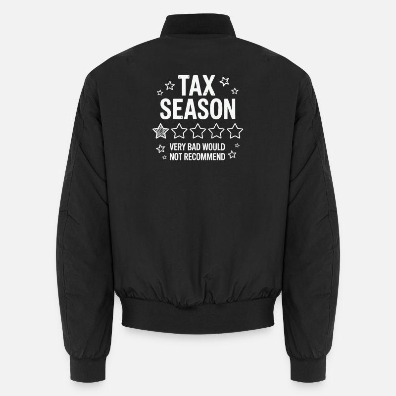 Saison des impôts - Conception de la note 1 étoile Bomber unisexe