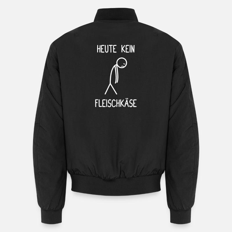 No meatloaf today - Unisex Bomber Jacket - black