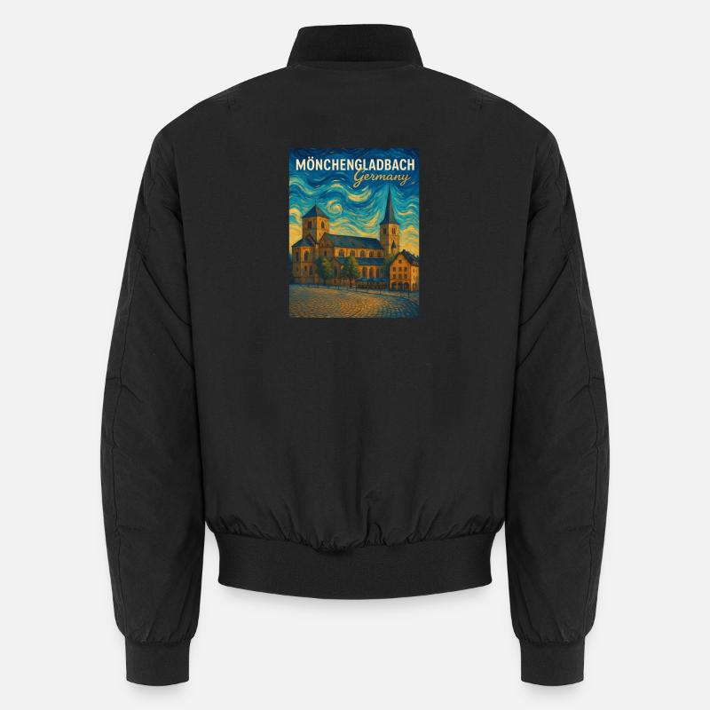 Mönchengladbach - Unisex Bomber Jacket - black