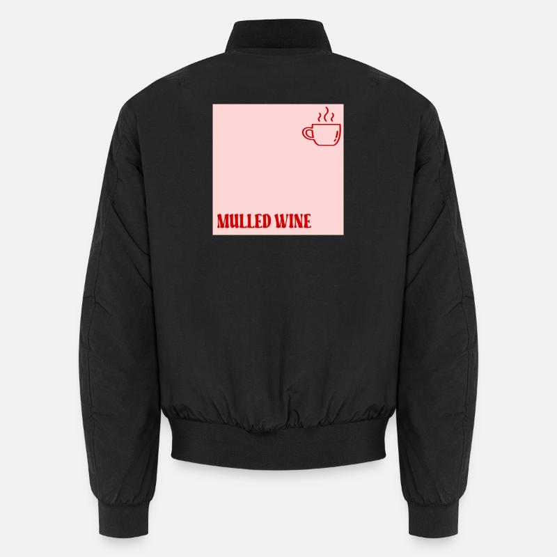 Glühweinbecher - Unisex Bomberjacke - Schwarz