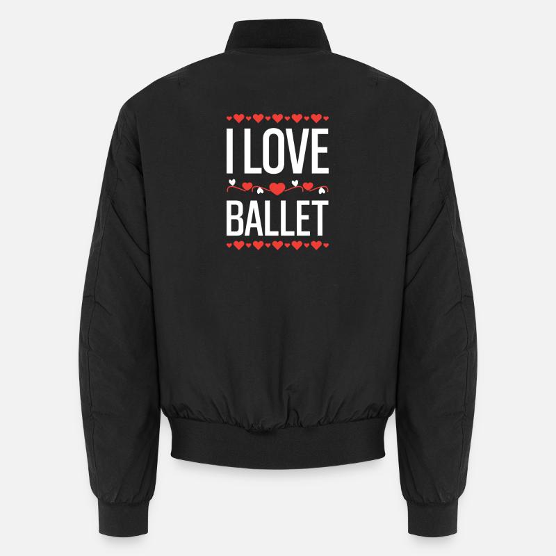 I Love Ballet Unisex Bomber Jacket