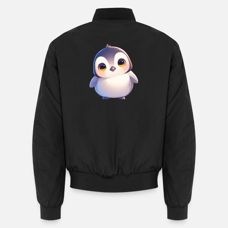 Penguins Penguin - Unisex Bomber Jacket - black