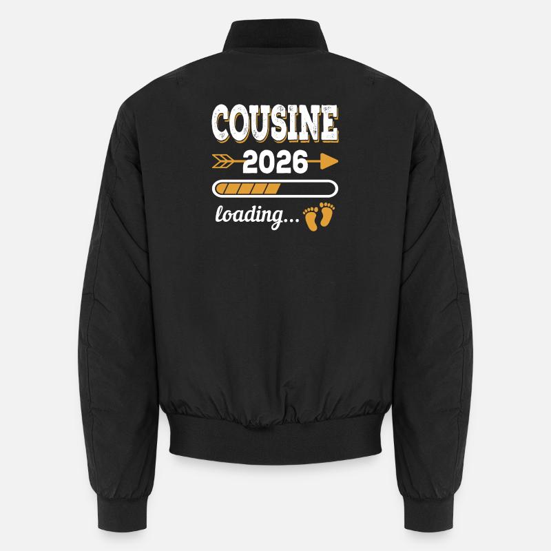 Cousin 2026 Loading Big Cousin Gift Unisex Bomber Jacket