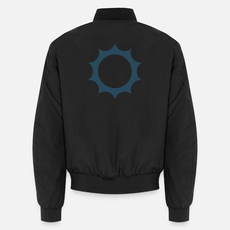 "Solar Energy – Clean Future" - Unisex Bomber Jacket - black