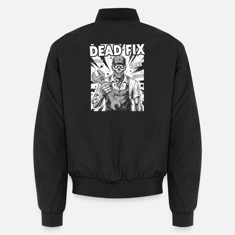 Dead Fix Skelettwerkstatt Unisex Bomberjacke