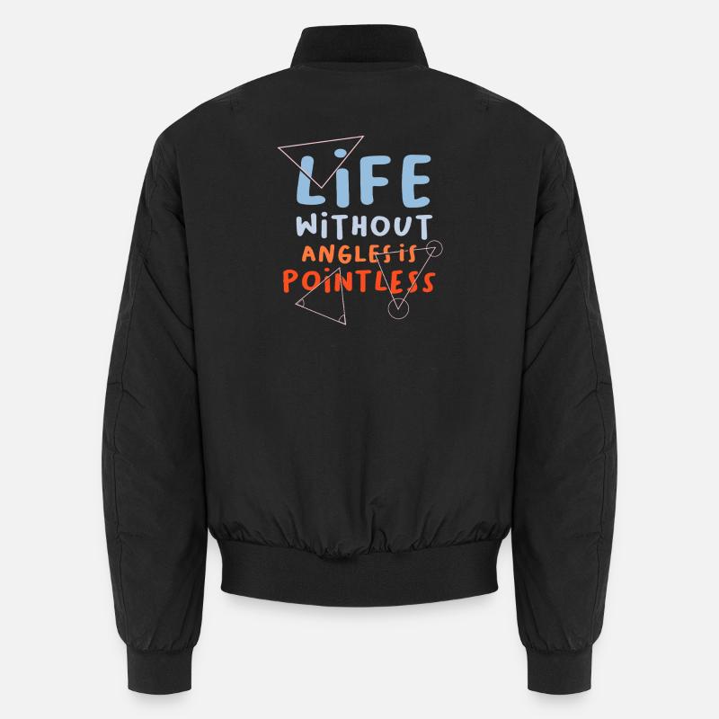 Mathe Mathematik Lehrer Spruch Mathelehrer Lustig Unisex Bomberjacke