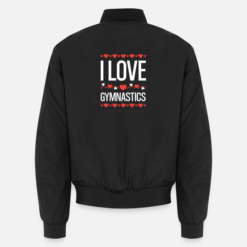 I love gymnastics Unisex Bomber Jacket