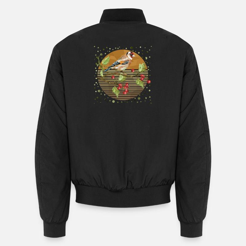 Bunter Vogel Unisex Bomberjacke