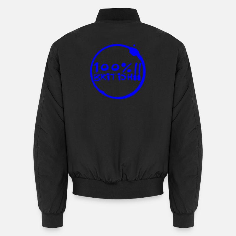 100 % britannique - Design éclaboussé d’encre audacieuse Bomber unisexe