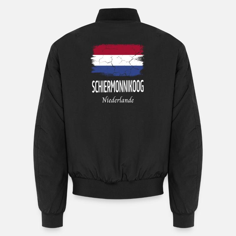 Schiermonnikoog - Unisex Bomberjacke - Schwarz