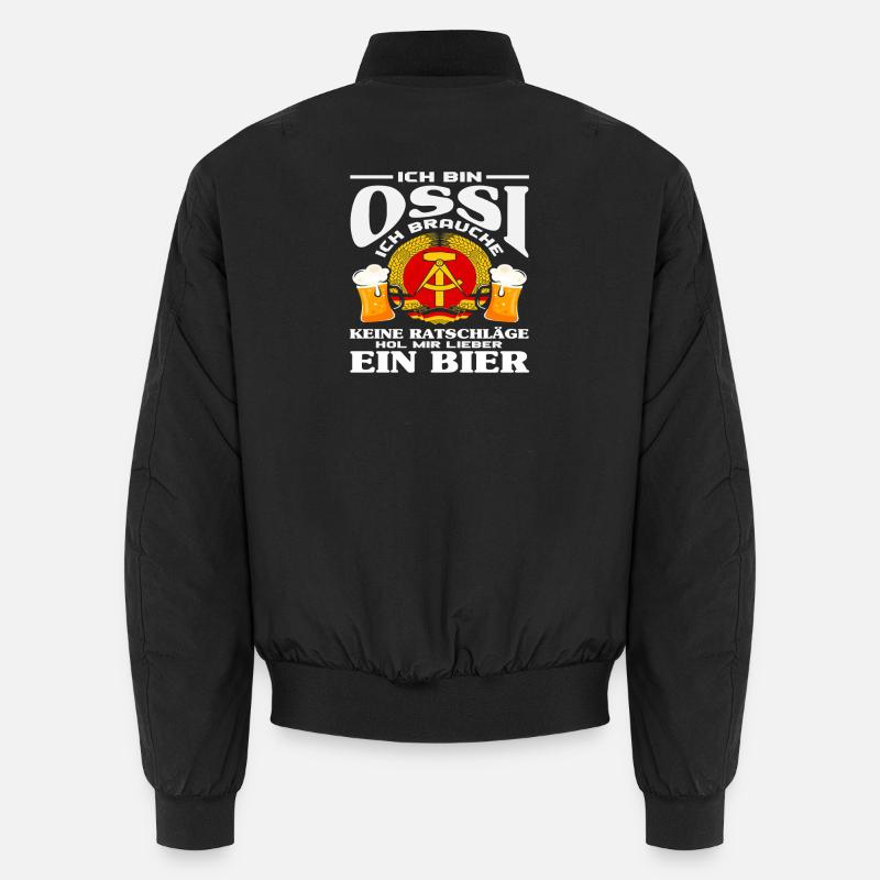 Beer East Germany Ossi Saying GDR Pride Unisex Bomber Jacket