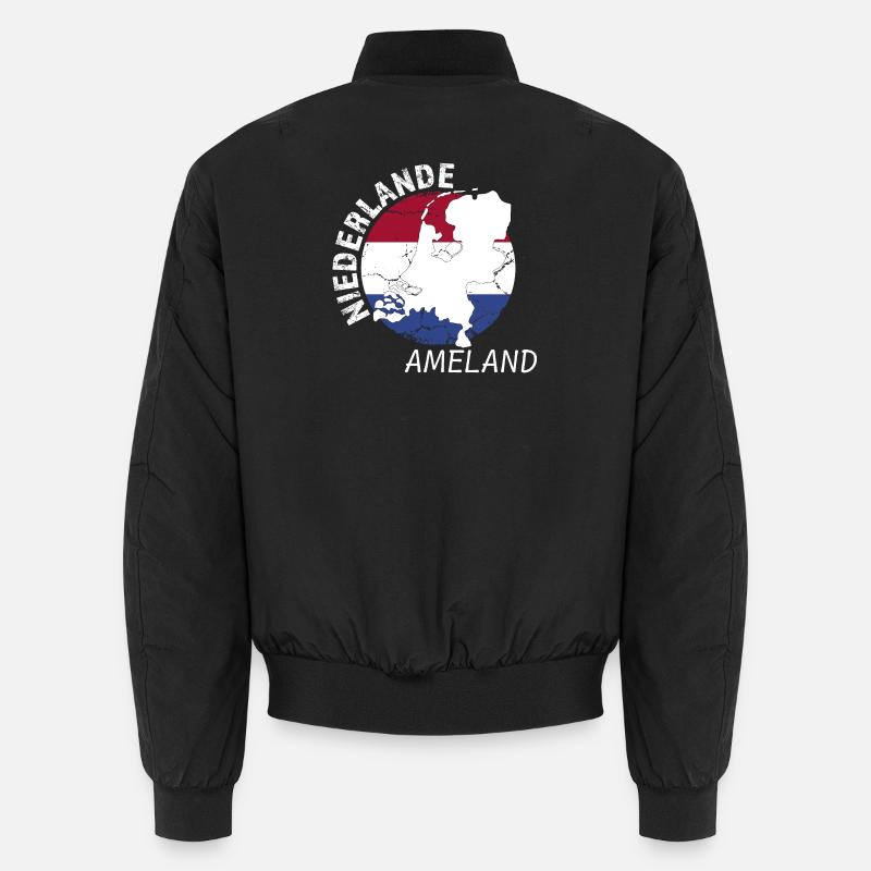 Ameland - Bomber unisexe - noir