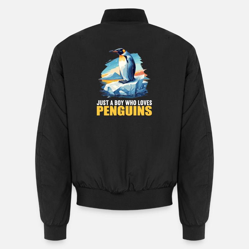 Penguins Penguin - Unisex Bomber Jacket - black