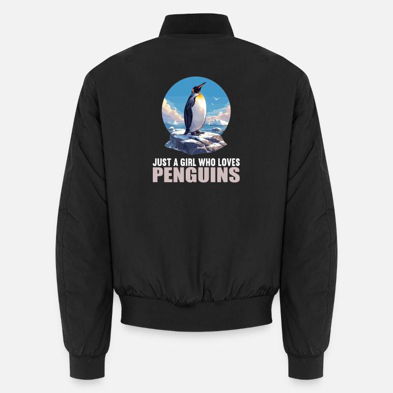 Pingouins Pingouin - Bomber unisexe - noir