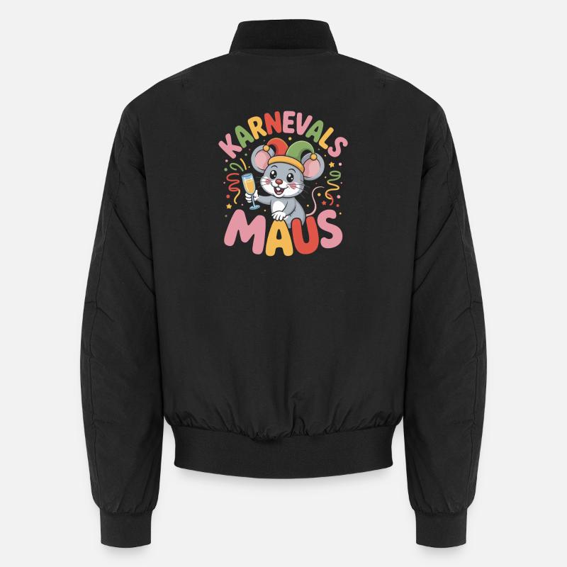 Carnival Mouse Cologne Carnival Mouse - Unisex Bomber Jacket - black