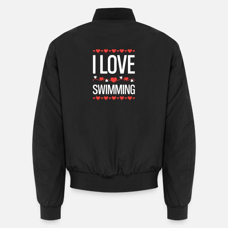 J’adore nager Bomber unisexe