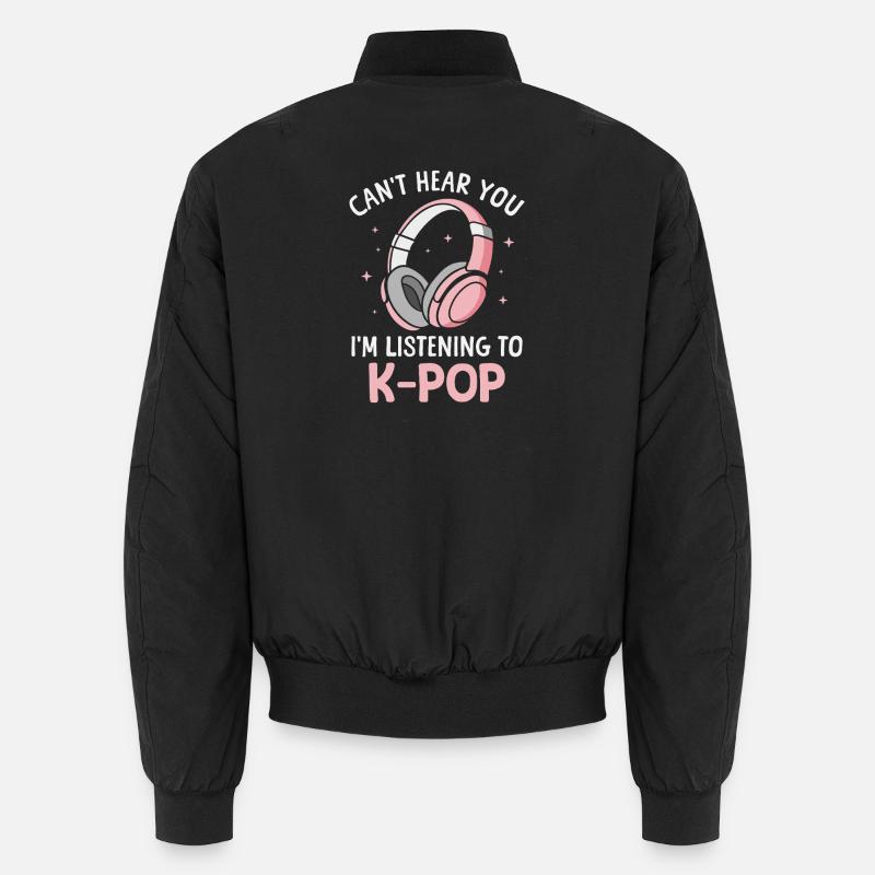 K-Pop Musique pop coréenne Musique pop coréenne Bomber unisexe