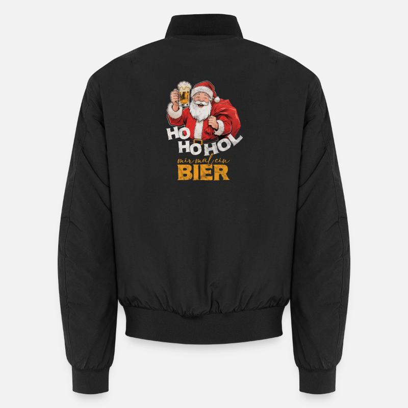 Ho ho Apporte-moi une bière Père Noël Bomber unisexe