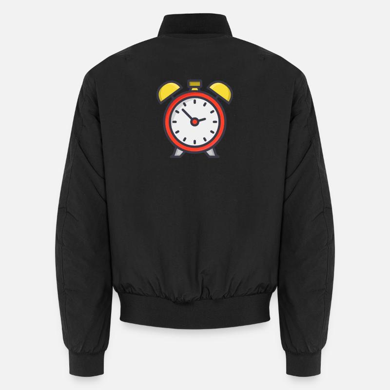 Wecker - Unisex Bomberjacke - Schwarz