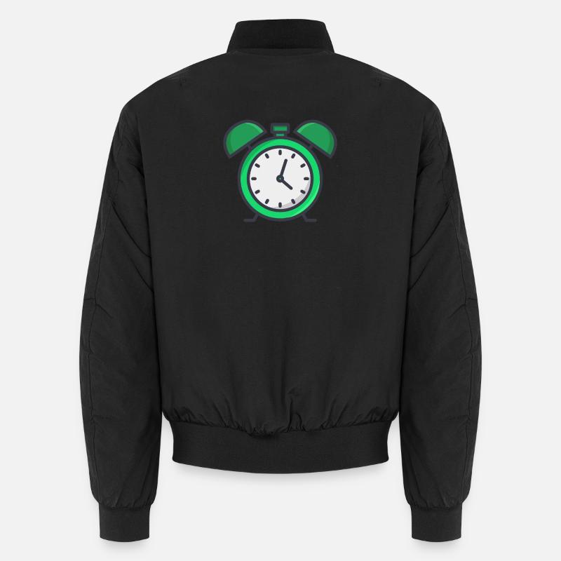 Réveille-matin - Bomber unisexe - noir