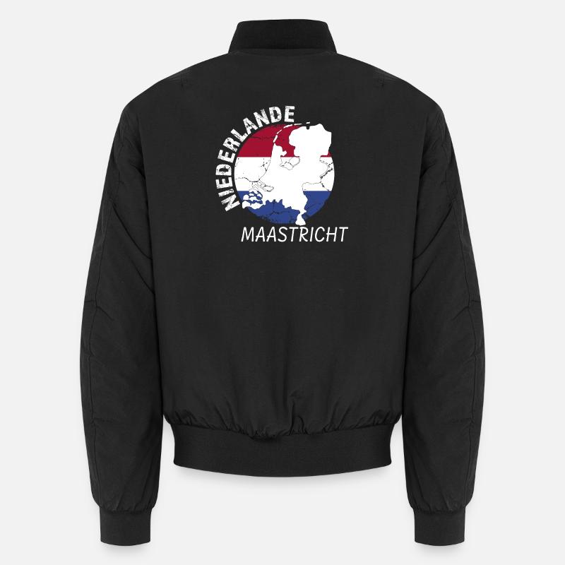 Maastricht - Unisex Bomber Jacket - black