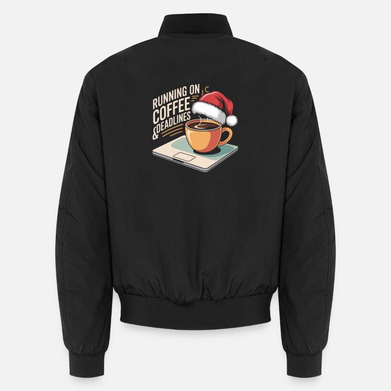 Humour de bureau de Noël - Bomber unisexe - noir
