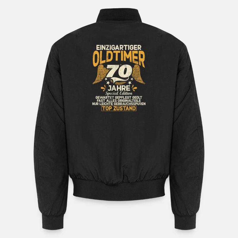 70 Jahre Einzigartiges Klassisches 70.Geburtstag Unisex Bomberjacke