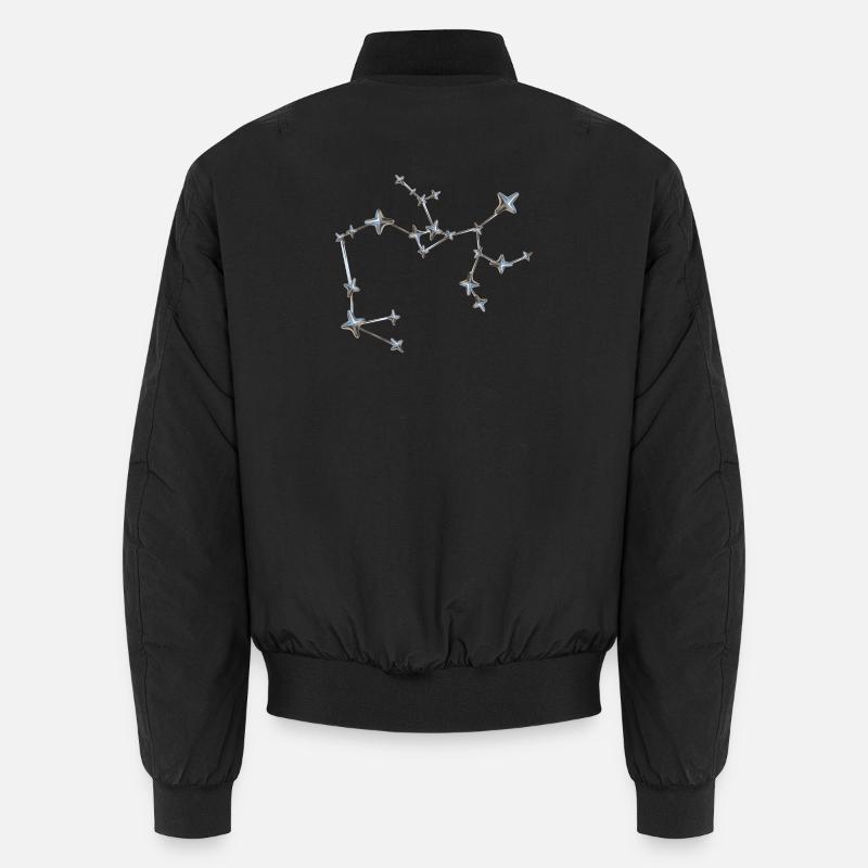 Kettenstern Konstellation Unisex Bomberjacke