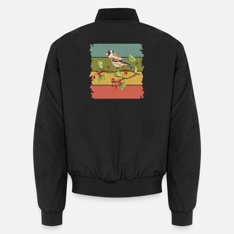 Bunter Vogel Unisex Bomberjacke