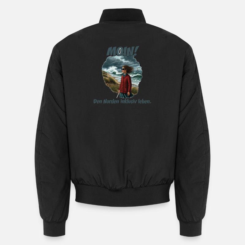 Moin inclusive coastal wind Unisex Bomber Jacket