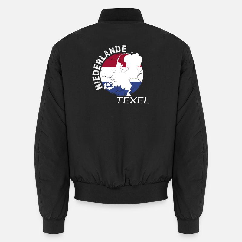 Texel - Unisex Bomber Jacket - black