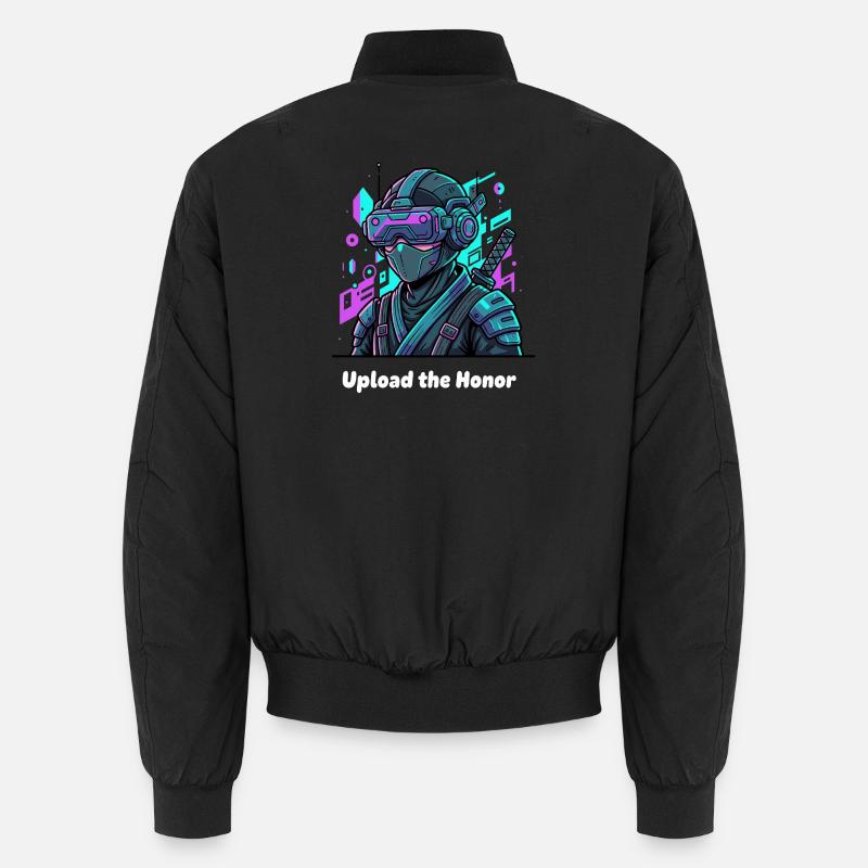 Cyber Ninja VR Warrior - Bomber unisexe - noir