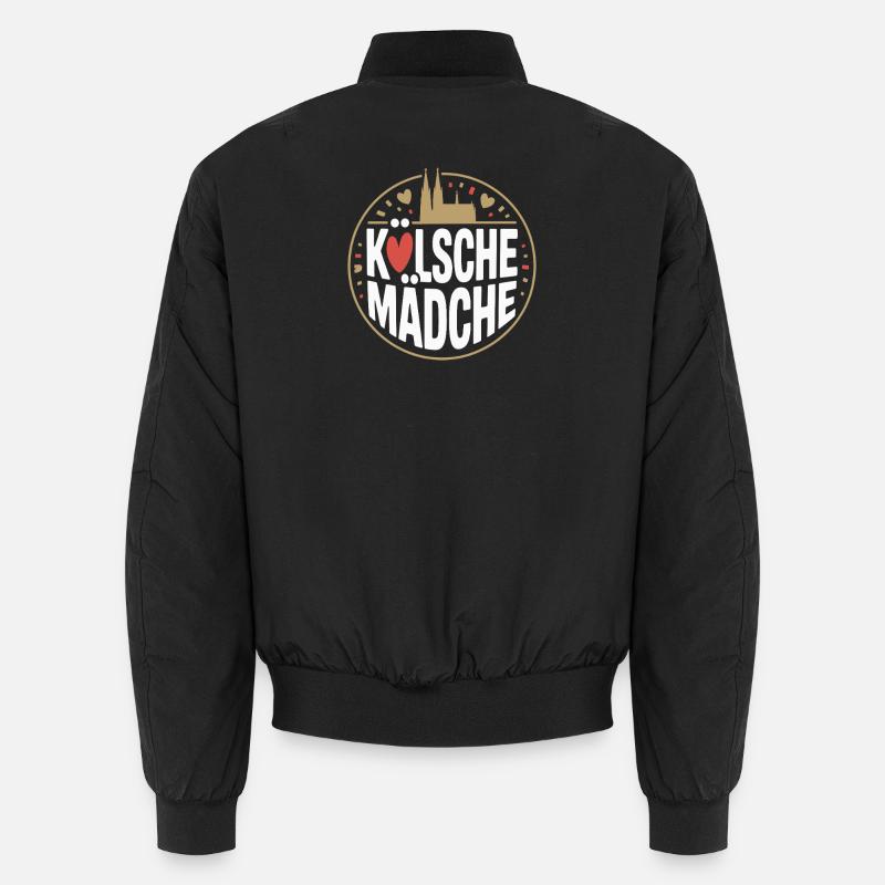 Kölsche Mädche Karneval Köln Kölle Kölsch Mädchen Unisex Bomberjacke