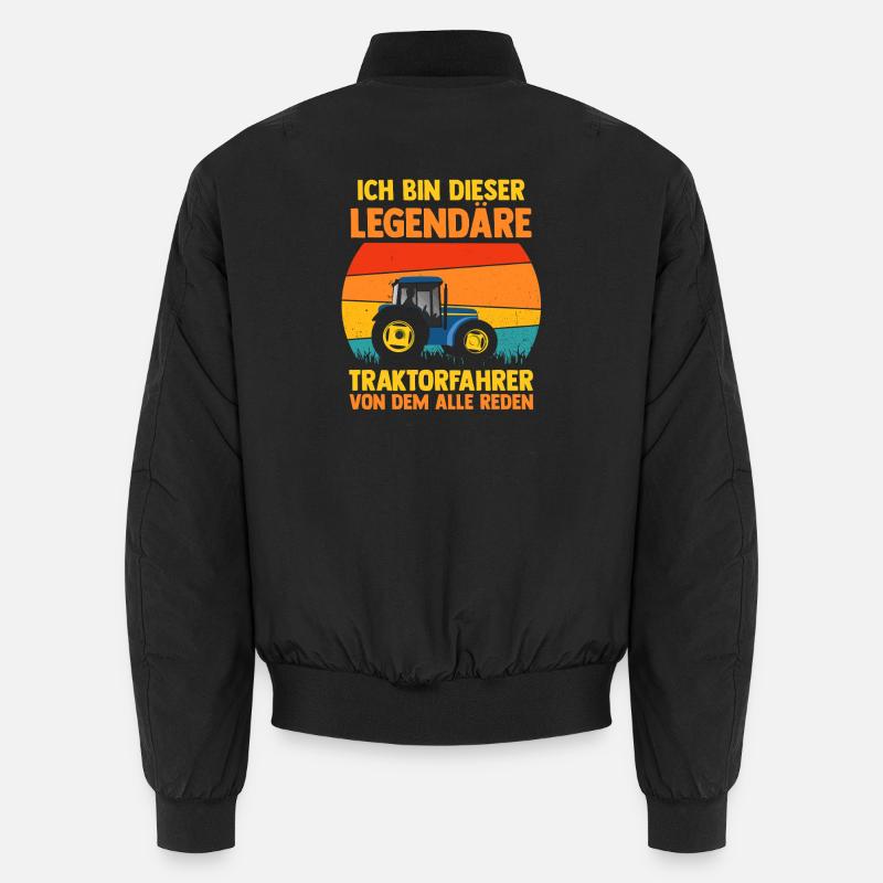 Farmer Farm Farmer Farmer Tractor Unisex Bomber Jacket