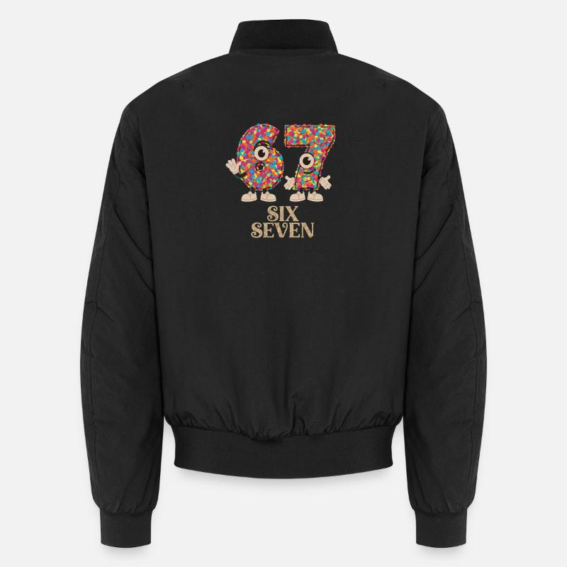 6 7 Meme Costume Replacement Carnival Gift Unisex Bomber Jacket
