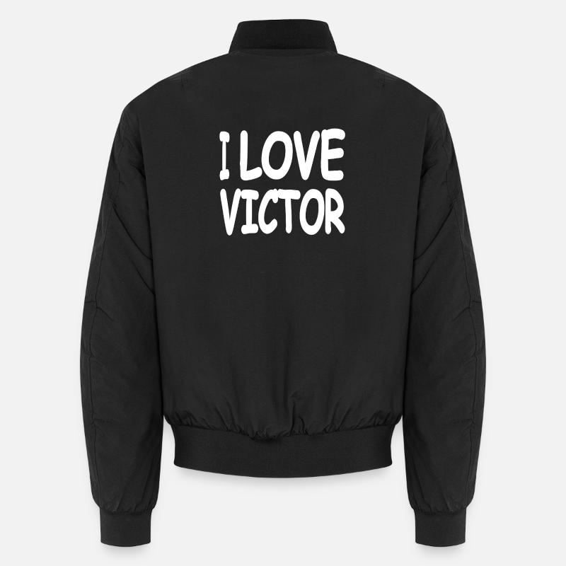 Victor - Unisex Bomberjacke - Schwarz