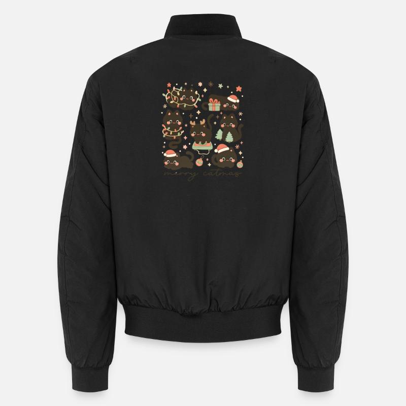 Merry Catmas Chats douillets, Amour Chatons Bomber unisexe