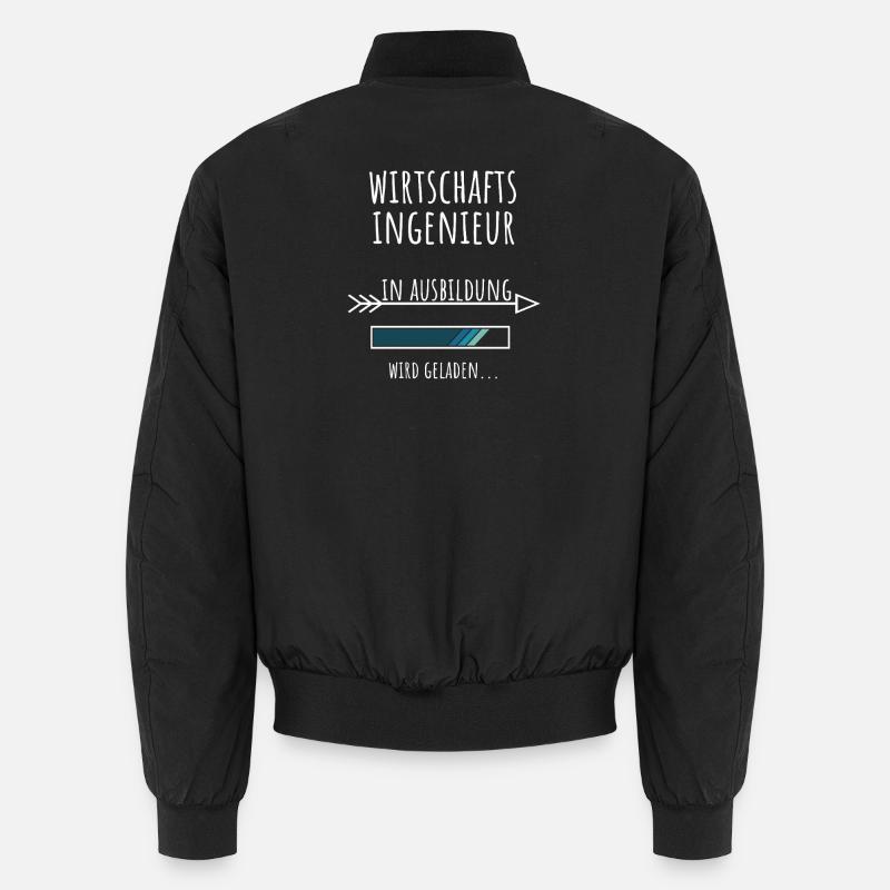 Industrial Engineering Studies Profession Education - Unisex Bomber Jacket - black