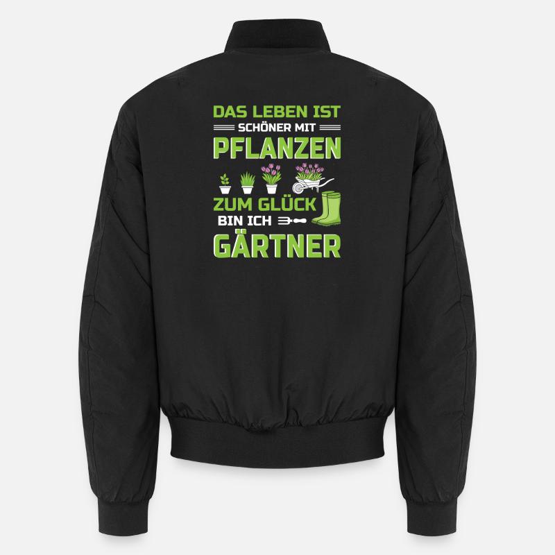 Garten Gärtner Gärtnern Gartenarbeit Gartenarbeit Unisex Bomberjacke