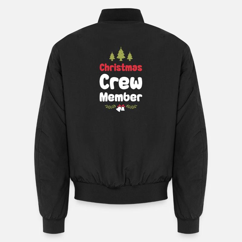 Weihnachten Crew Christmas - Unisex Bomber Jacket - black