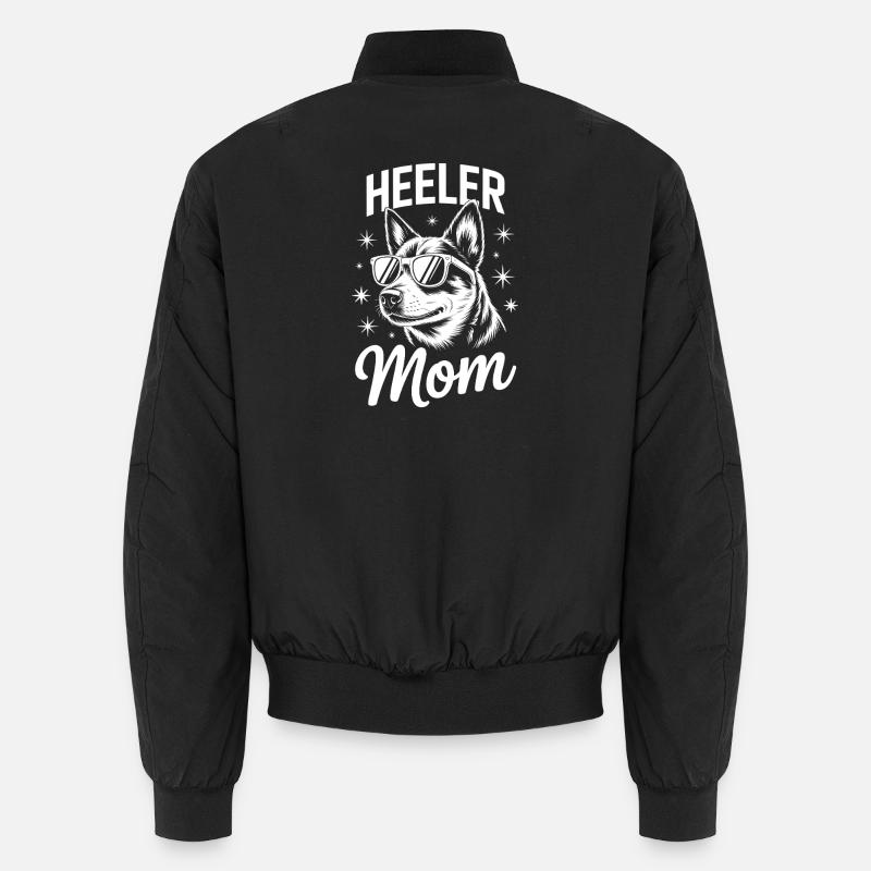 Australian Cattle Dog Funny Heeler Gift Unisex Bomber Jacket